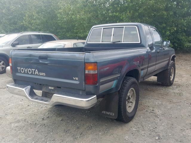 JT4VN13G2N5084614 - 1992 TOYOTA PICKUP 1/2 GREEN photo 4