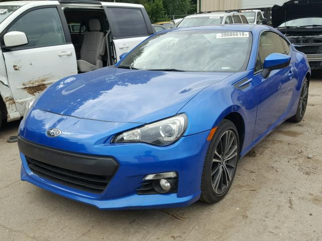 JF1ZCAC15D2608881 - 2013 SUBARU BRZ 2.0 LI BLUE photo 2