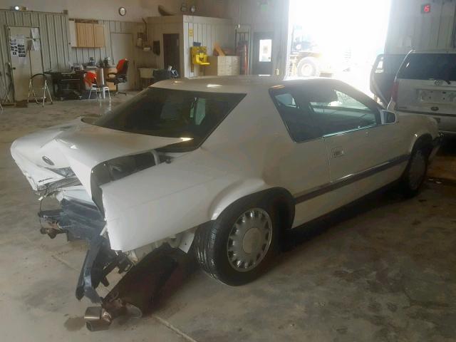 1G6EL1296PU616029 - 1993 CADILLAC ELDORADO T WHITE photo 4