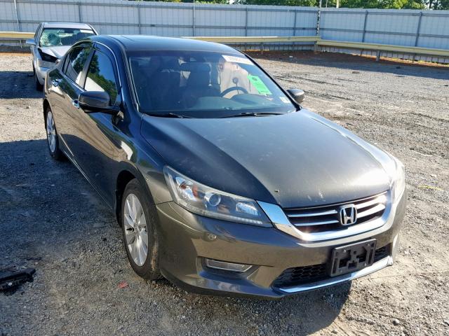 1HGCR2F81DA200351 - 2013 HONDA ACCORD EXL GRAY photo 1