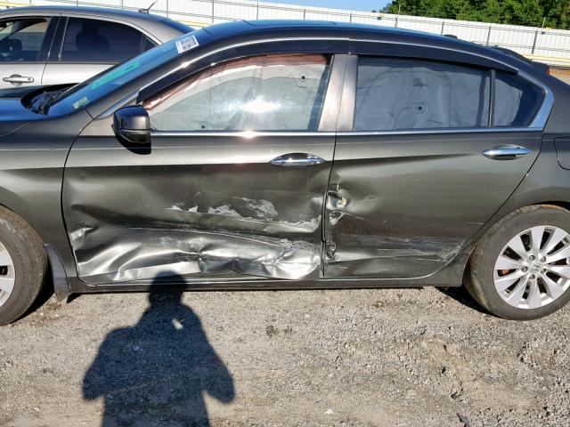 1HGCR2F81DA200351 - 2013 HONDA ACCORD EXL GRAY photo 9