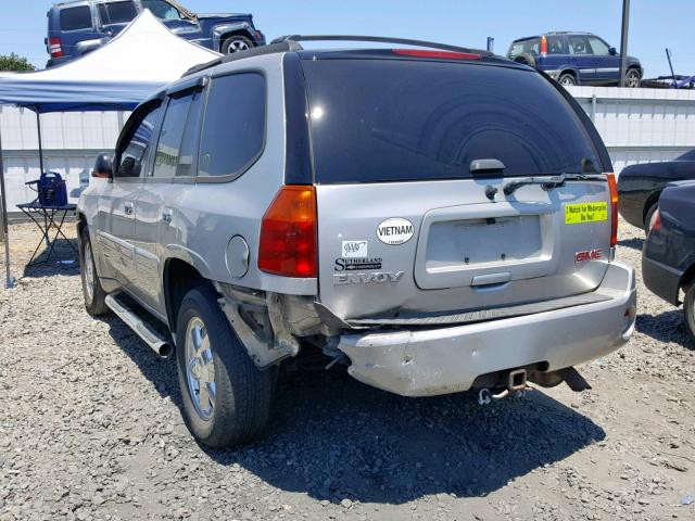 1GKDT13S642137261 - 2004 GMC ENVOY SILVER photo 3