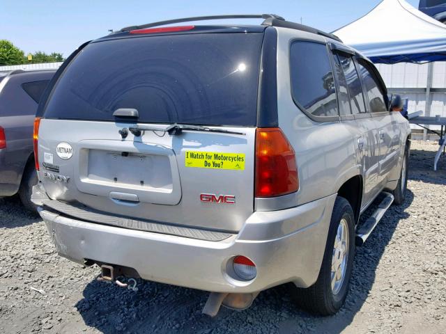 1GKDT13S642137261 - 2004 GMC ENVOY SILVER photo 4