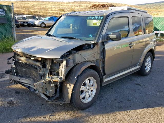 5J6YH17927L002177 - 2007 HONDA ELEMENT SC GRAY photo 2