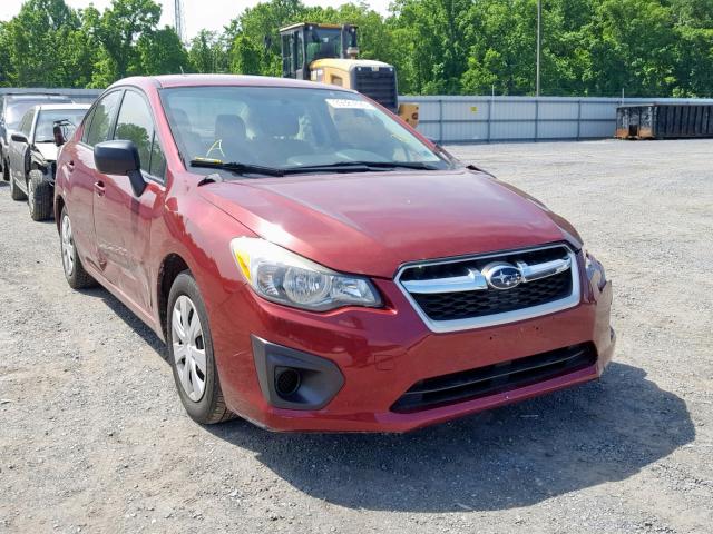 JF1GJAA69DH013668 - 2013 SUBARU IMPREZA RED photo 1