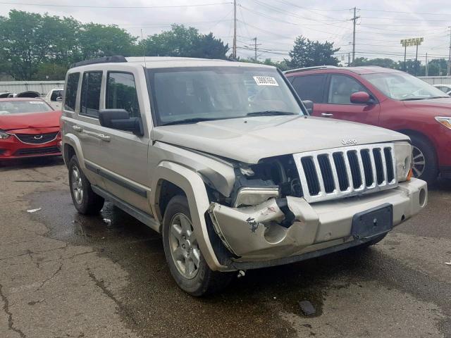 1J8HG48K77C643619 - 2007 JEEP COMMANDER TAN photo 1
