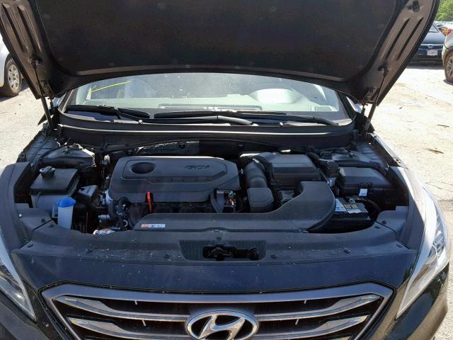 5NPE34AF9GH317781 - 2016 HYUNDAI SONATA SPO BLACK photo 7