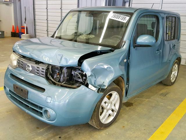 JN8AZ2KR2AT164243 - 2010 NISSAN CUBE BASE BLUE photo 2