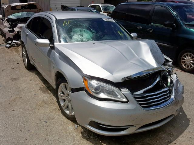 1C3CCBAB2CN318455 - 2012 CHRYSLER 200 LX SILVER photo 1