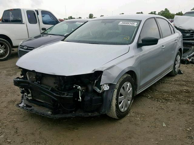 3VW2K7AJ8FM357951 - 2015 VOLKSWAGEN JETTA BASE SILVER photo 2