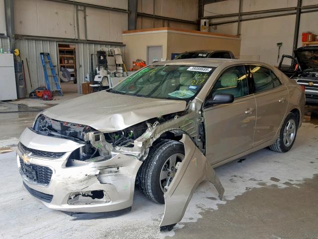 1G11B5SA4GF126217 - 2016 CHEVROLET MALIBU LIM SILVER photo 2