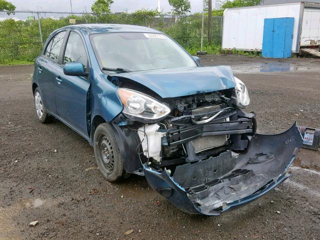 3N1CK3CP6HL262916 - 2017 NISSAN MICRA BLUE photo 1