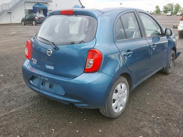 3N1CK3CP6HL262916 - 2017 NISSAN MICRA BLUE photo 4