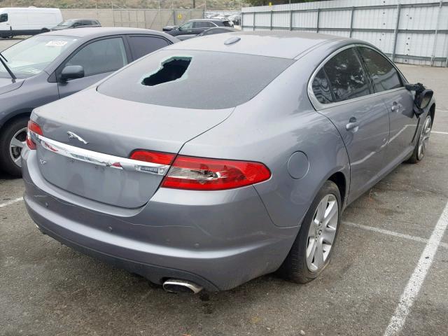 SAJWA05B59HR07098 - 2009 JAGUAR XF LUXURY GRAY photo 4