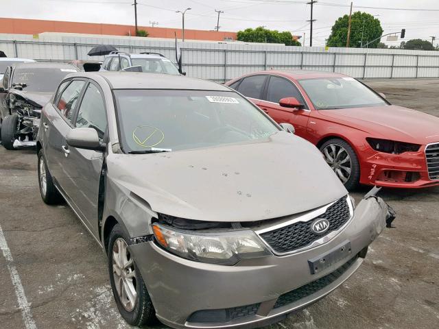 KNAFU5A25B5453724 - 2011 KIA FORTE EX GRAY photo 1