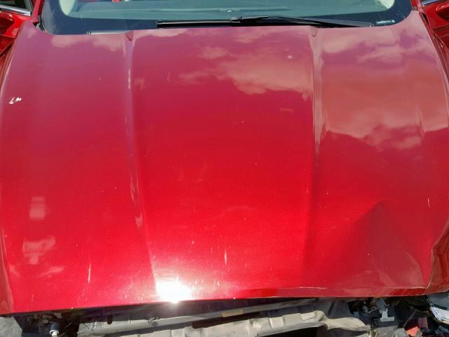 3FA6P0K90ER177131 - 2014 FORD FUSION TIT RED photo 7