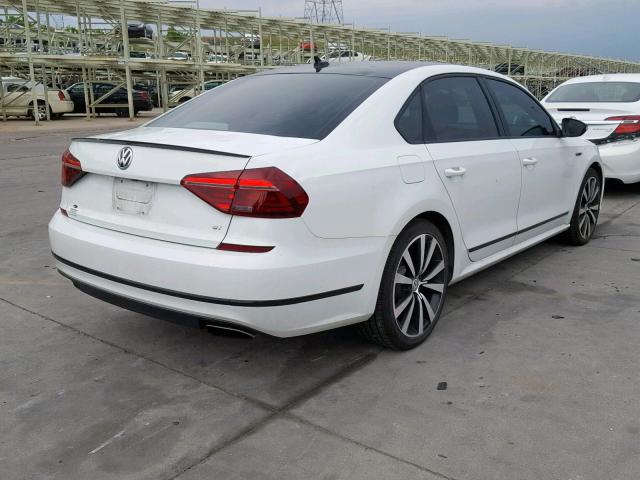 1VWJM7A30JC036391 - 2018 VOLKSWAGEN PASSAT GT WHITE photo 4