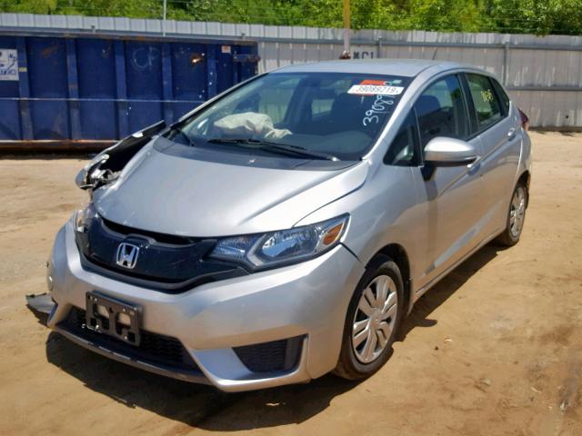 3HGGK5H53FM754605 - 2015 HONDA FIT LX SILVER photo 2