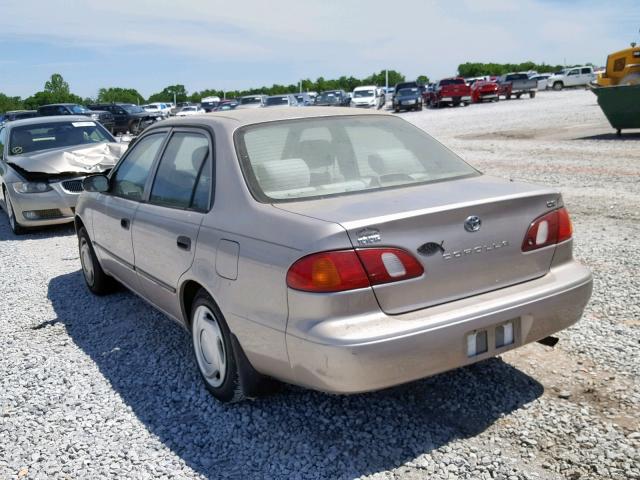 1NXBR12E2YZ313600 - 2000 TOYOTA COROLLA VE GOLD photo 3