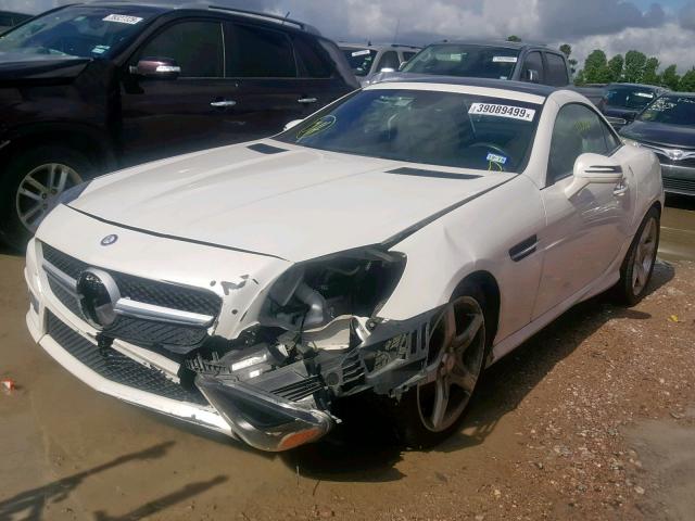 WDDPK4HAXDF060017 - 2013 MERCEDES-BENZ SLK 250 WHITE photo 2