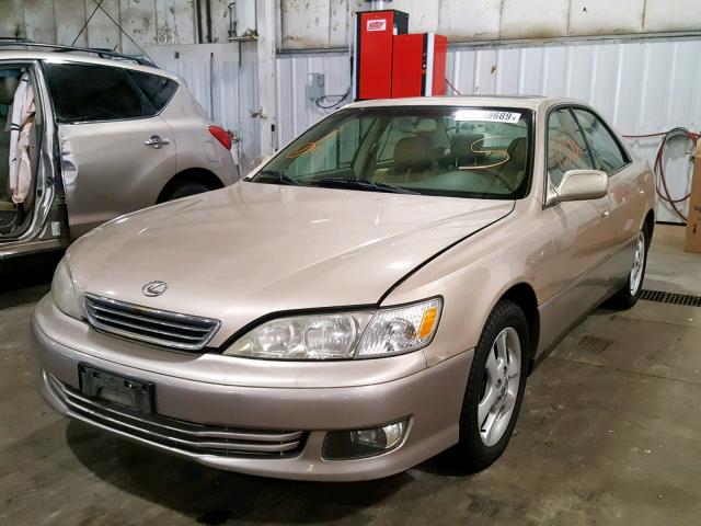 JT8BF28G210312163 - 2001 LEXUS ES 300 BEIGE photo 2