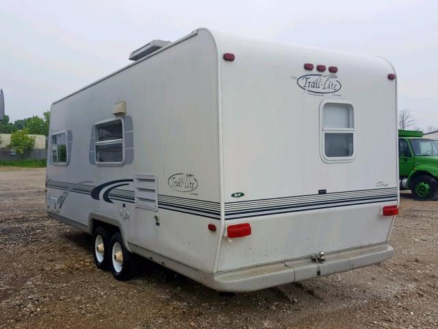 4WY200K2221079195 - 2002 TRAIL KING TRAIL LITE WHITE photo 3