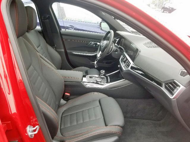 WBA5R7C53KAJ82475 - 2019 BMW 330XI Rot Foto 5