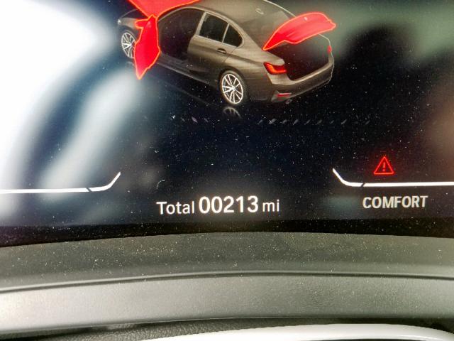 WBA5R7C53KAJ82475 - 2019 BMW 330XI Rot Foto 8