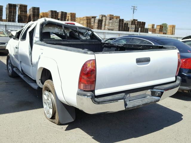 5TETU62N35Z136868 - 2005 TOYOTA TACOMA PRE WHITE photo 3