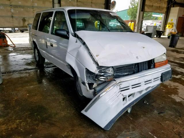 2B4GH2536NR650628 - 1992 DODGE CARAVAN WHITE photo 1