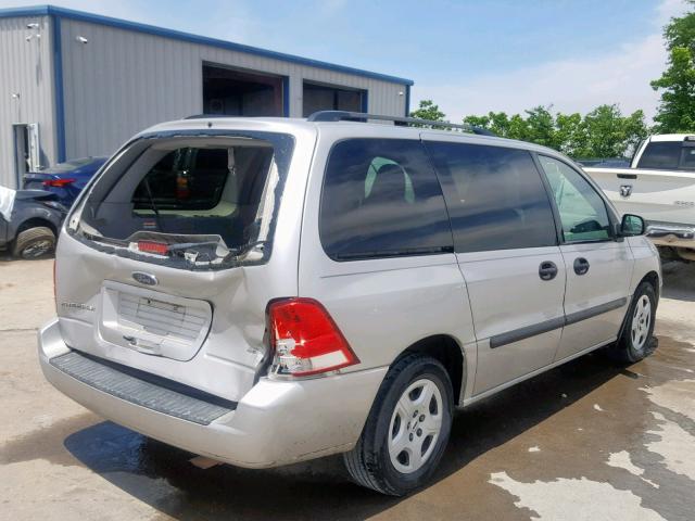 2FMZA516X5BA03526 - 2005 FORD FREESTAR S SILVER photo 4