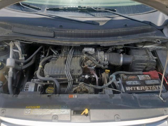 2FMZA516X5BA03526 - 2005 FORD FREESTAR S SILVER photo 7