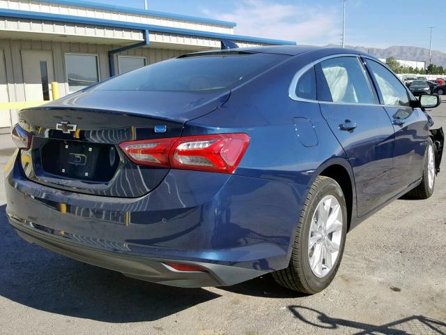 1G1ZF5SUXKF189901 - 2019 CHEVROLET MALIBU HYB BLUE photo 4