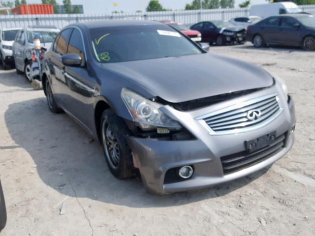 JN1CV6AR0CM682618 - 2012 INFINITI G37 SILVER photo 1