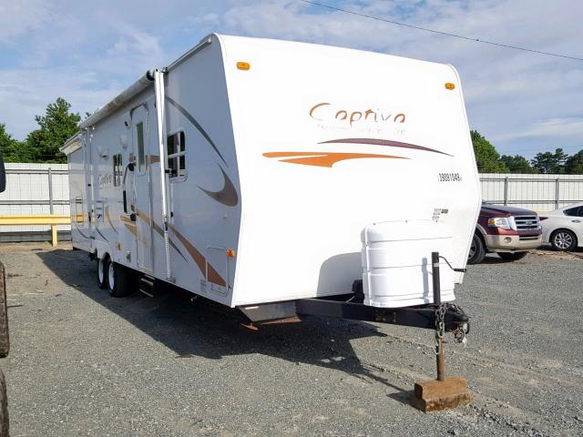 1TC2B743971007764 - 2007 COACH TRAILER WHITE photo 1