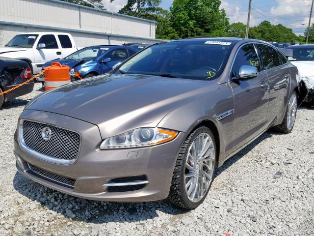 SAJWA2GB0BLV07459 - 2011 JAGUAR XJL SILVER photo 2