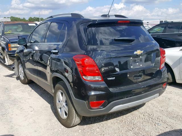 KL7CJLSB1KB743328 - 2019 CHEVROLET TRAX 1LT BLACK photo 3