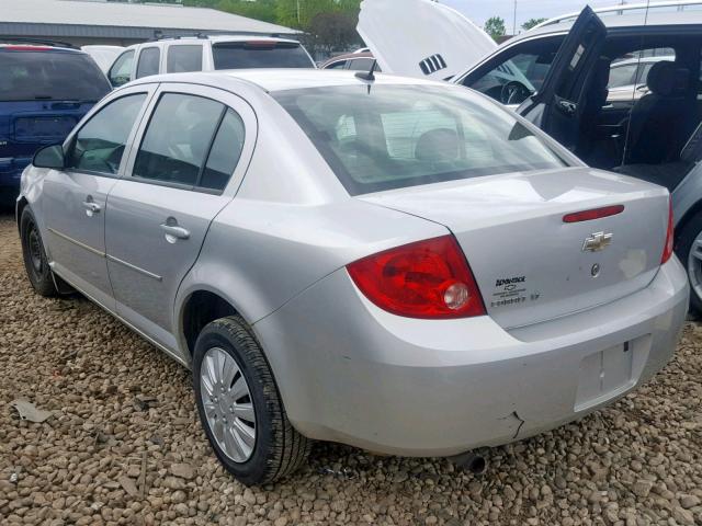 1G1AT58H097128030 - 2009 CHEVROLET COBALT LT SILVER photo 3