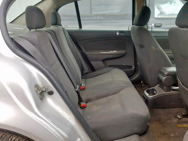 1G1AT58H097128030 - 2009 CHEVROLET COBALT LT SILVER photo 6