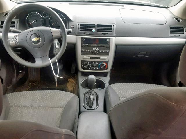 1G1AT58H097128030 - 2009 CHEVROLET COBALT LT SILVER photo 9