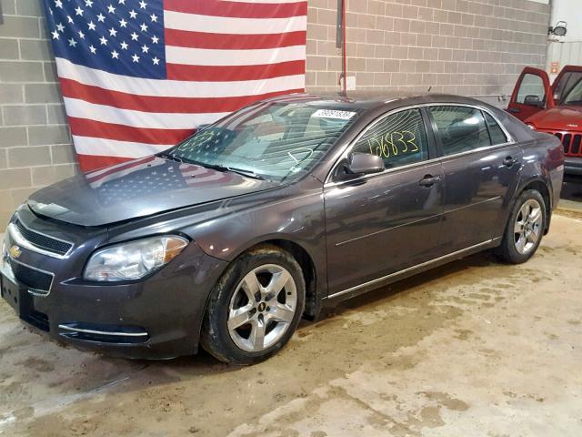 1G1ZC5EB4AF254095 - 2010 CHEVROLET MALIBU 1LT 灰色 照片 2