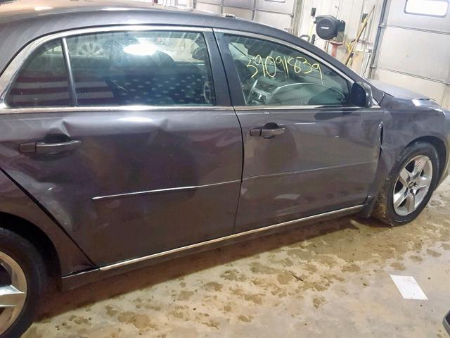 1G1ZC5EB4AF254095 - 2010 CHEVROLET MALIBU 1LT 灰色 照片 9