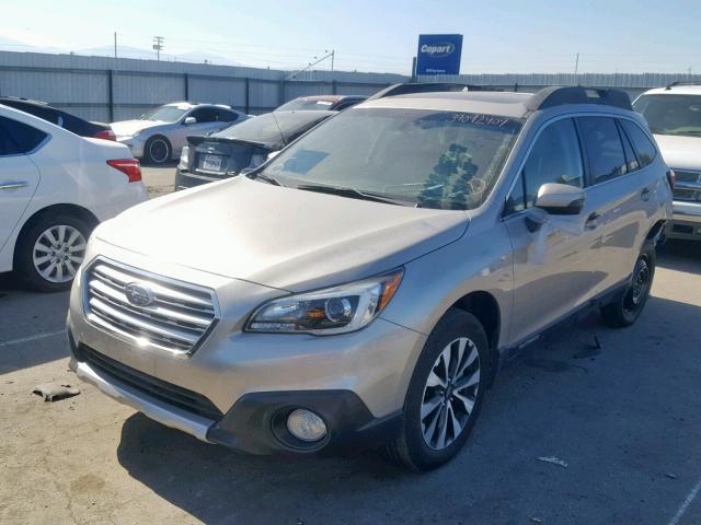 4S4BSENC4H3392733 - 2017 SUBARU OUTBACK 3. GRAY photo 2