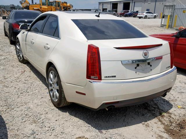 1G6DV57V880147649 - 2008 CADILLAC CTS HI FEA WHITE photo 3