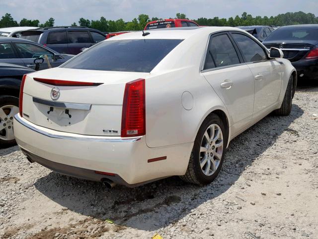 1G6DV57V880147649 - 2008 CADILLAC CTS HI FEA WHITE photo 4