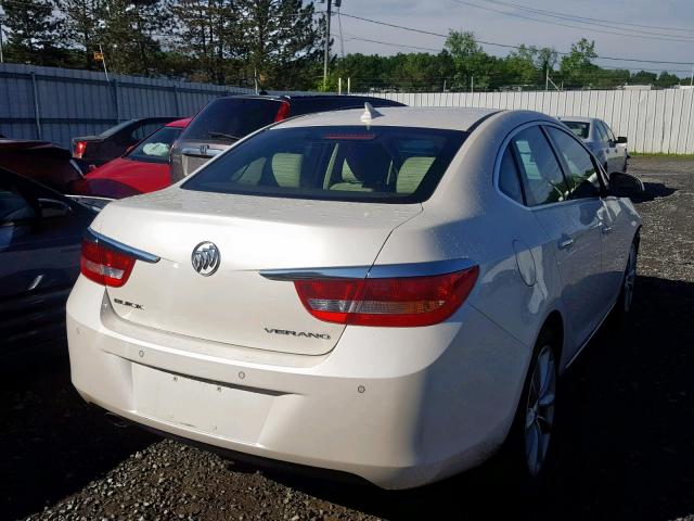 1G4PR5SK4C4149584 - 2012 BUICK VERANO CON WHITE photo 4