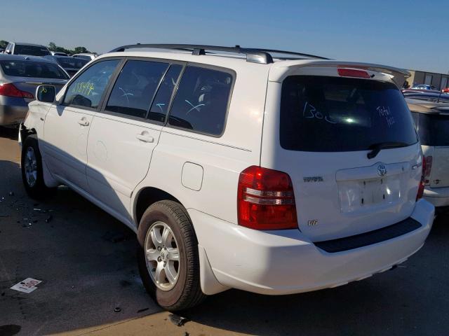 JTEGF21A730074774 - 2003 TOYOTA HIGHLANDER SILVER photo 3