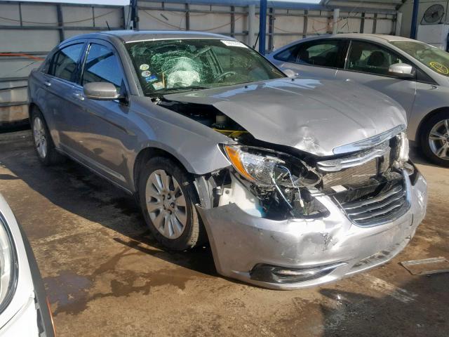 1C3CCBAGXDN739224 - 2013 CHRYSLER 200 LX SILVER photo 1