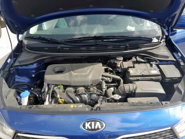 3KPA24AB8JE144426 - 2018 KIA RIO LX BLUE photo 7