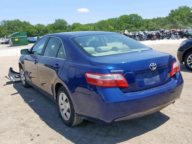 4T1BE46K37U154971 - 2007 TOYOTA CAMRY NEW BLUE photo 3